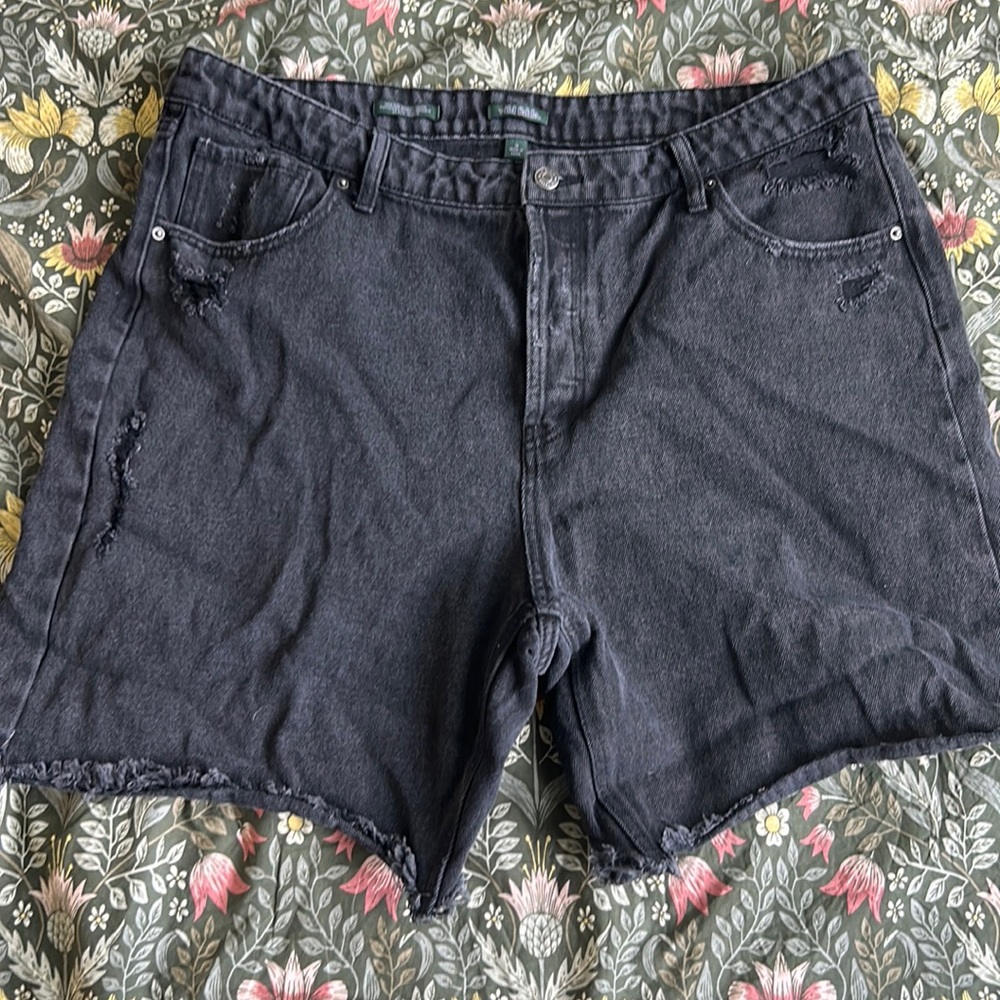 High Rise Bermuda Shorts